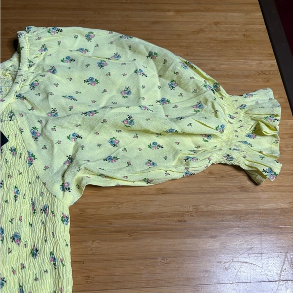 NWT Faithfull the Brand- Constantia Yellow Floral Puff Sleeve Dress. Size US 6 - Picture 12 of 12